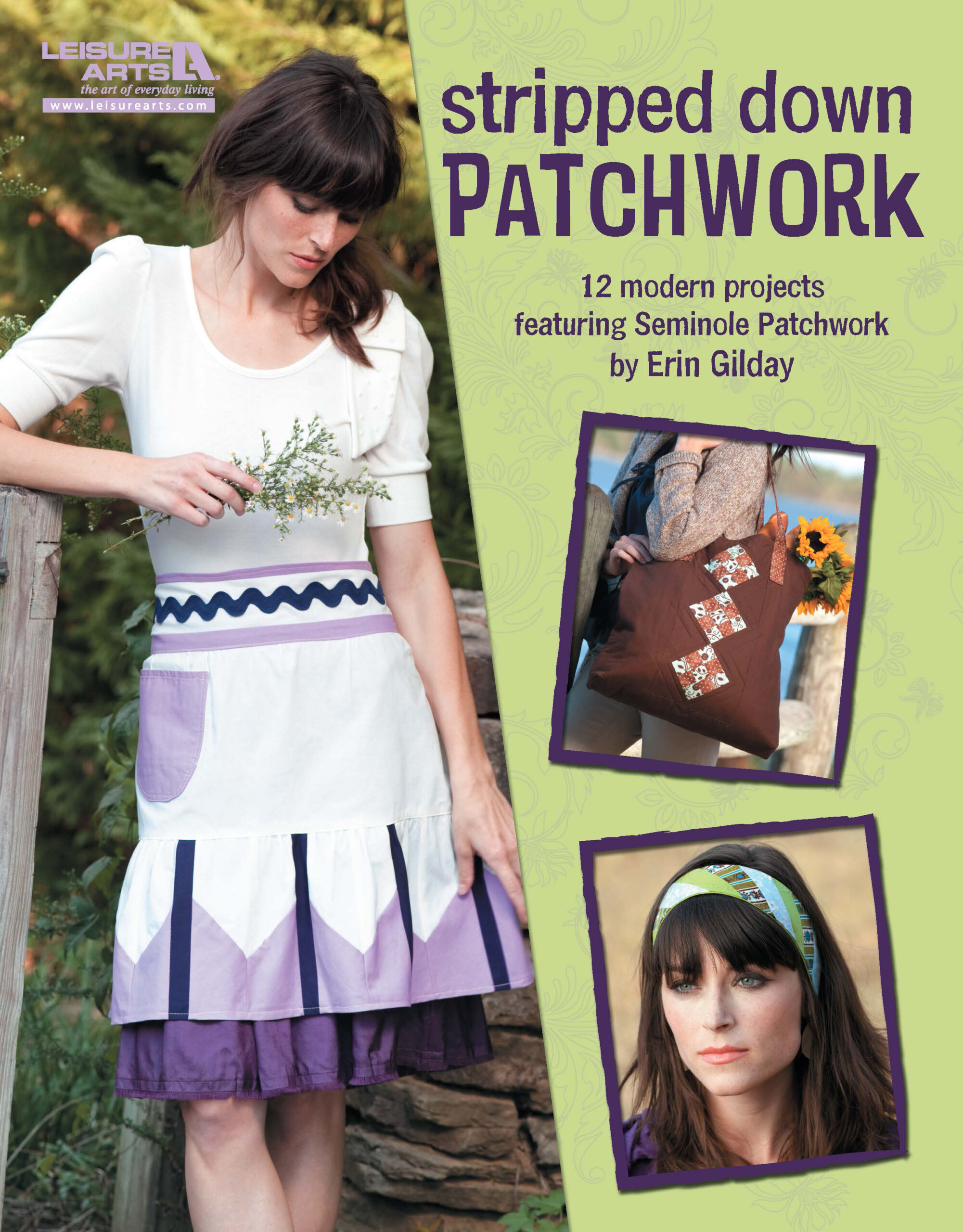 Leisure Arts Stripped Down Patchwork Stitchery eBook